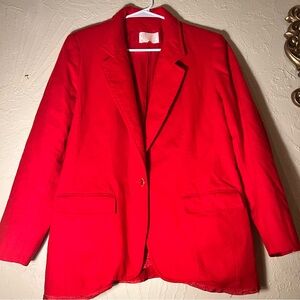 Pendleton vintage Red blazer pure virgin wool Jacket